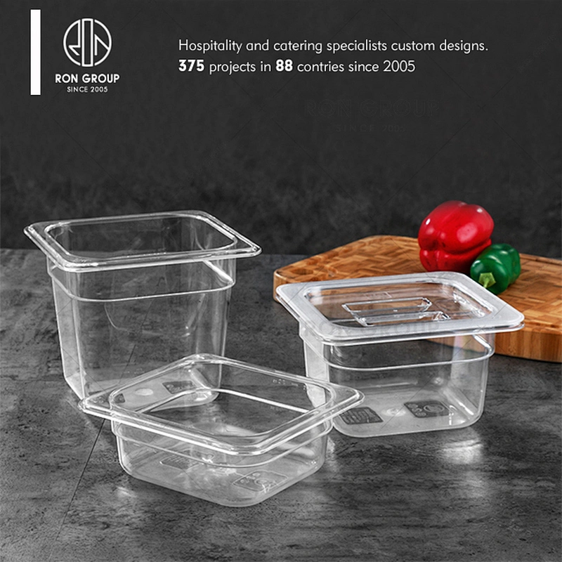 Restaurant Kitchen Storage Food Grade Large Plastic GN Food Pan