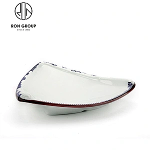 Wholesale 9 Inch Restaurant Ceramic Snack Plate