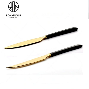 Stainless Steel Black Handle Dinner Knife Table Knife