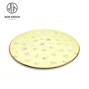Exquisite Not Fragile Round Dish Custom Plates For Restaurants
