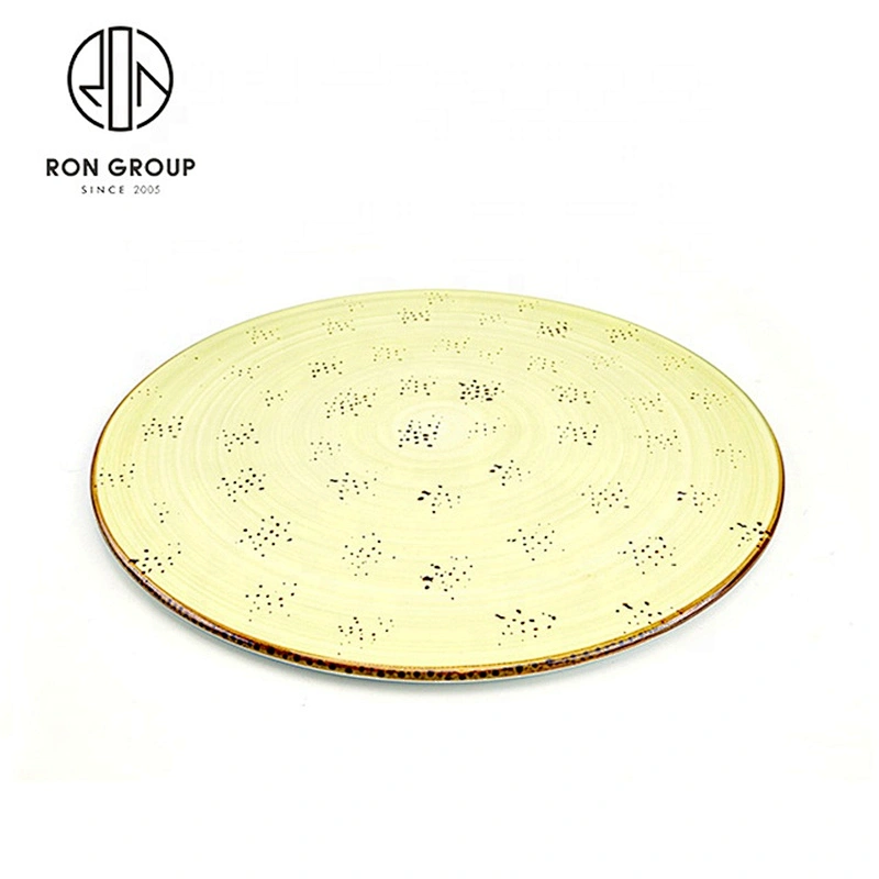 Exquisite Not Fragile Round Dish Custom Plates For Restaurants