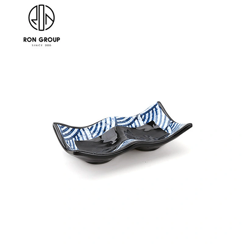 Japanese Style Melamine Square Plate For Restaurant