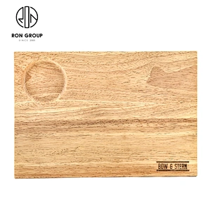 Restaurant Custom Logo Stackable Round Shape Wood Pizza Serving Trays