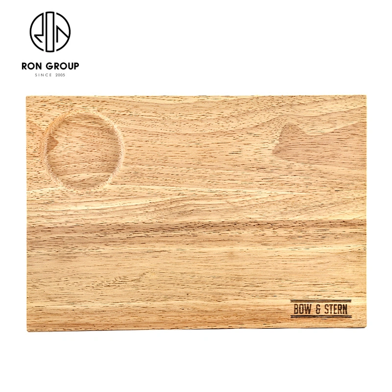 Restaurant Custom Logo Stackable Round Shape Wood Pizza Serving Trays