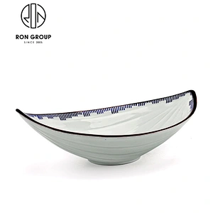 Restaurant White Ceramic Unique Personalized 12 Inch Soup Bowls