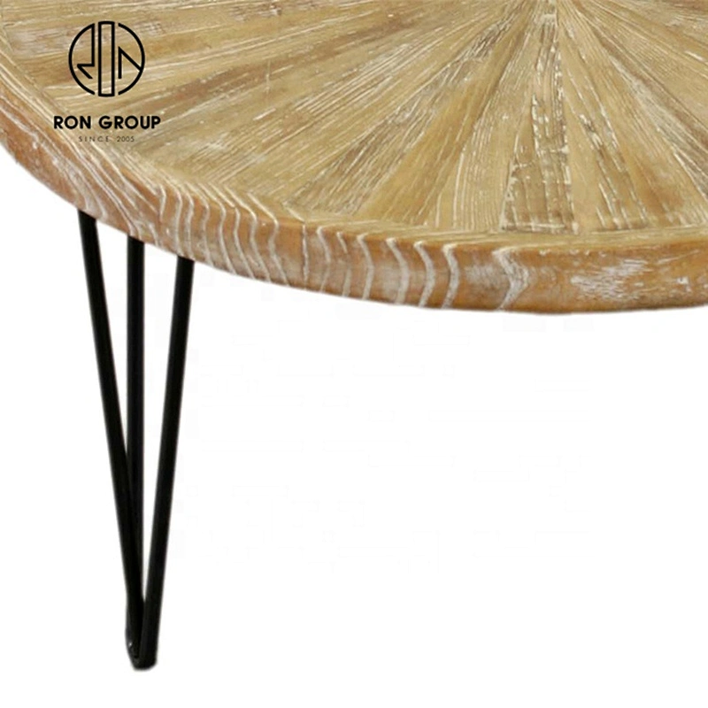 Customized High Quality Wooden Portable Dining Room Round Table