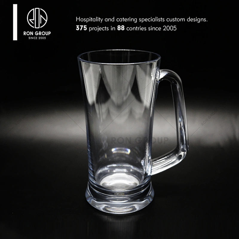 Wholesale restaurant party food grade hard transparent plastic beer cup