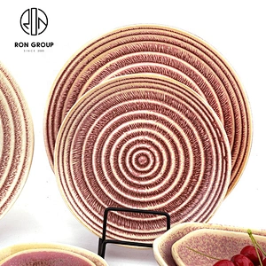 Hotel Restaurant Custom Dinner Plates Abnormal Shell Shaped Dish