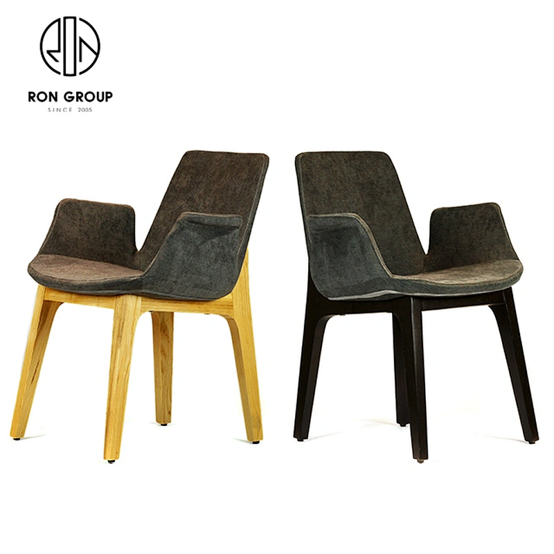 Comfort Classic Style Hotel Armrest Leather Dining Room Chair