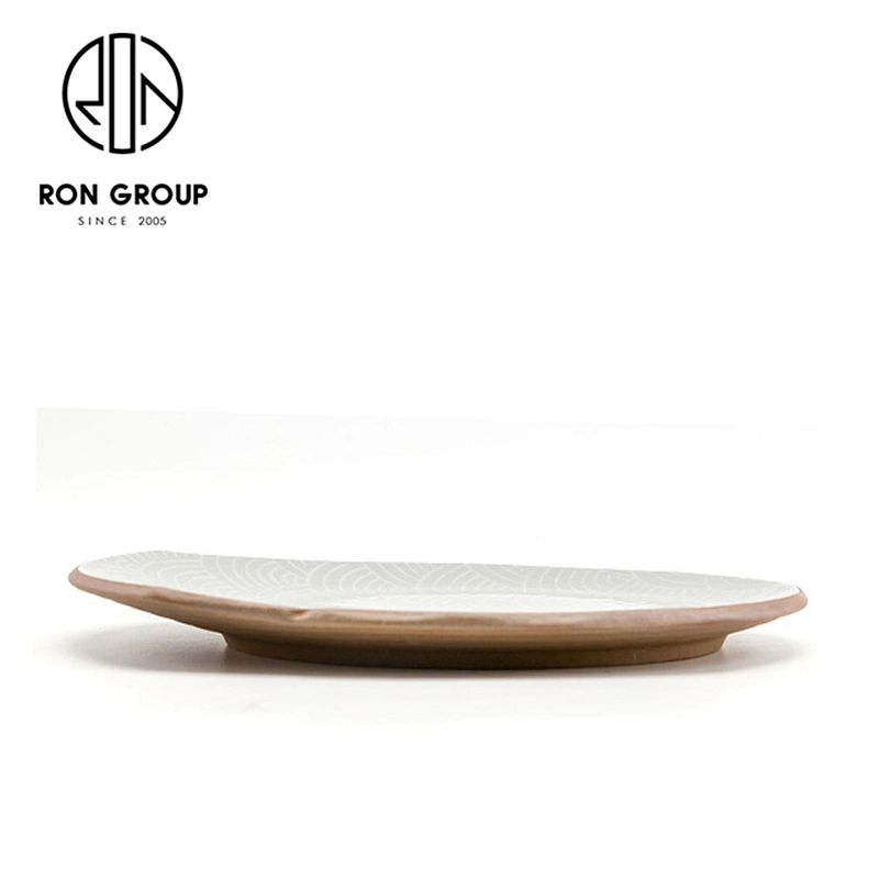 High Quality Irregular Shape Fish Pattern Customized Restaurant Plates