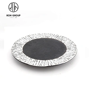 Restaurant Catering Dinnerware Luxury Custom Porcelain 10.75'' Shallow Plate