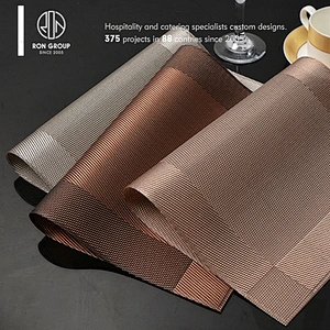 Standard heat resistant restaurant pvc dining table mat