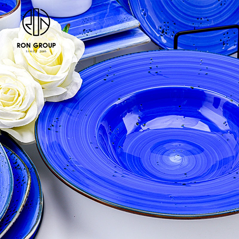 Easy To Clean Restaurant Home Generic Flat Round Dinner Plates