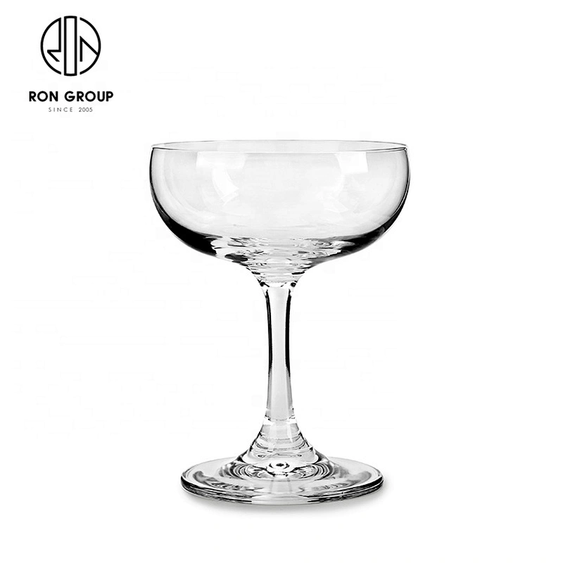 Wholesale Lead Free 220ml Clear Glass Cup Free Cocktail Glass