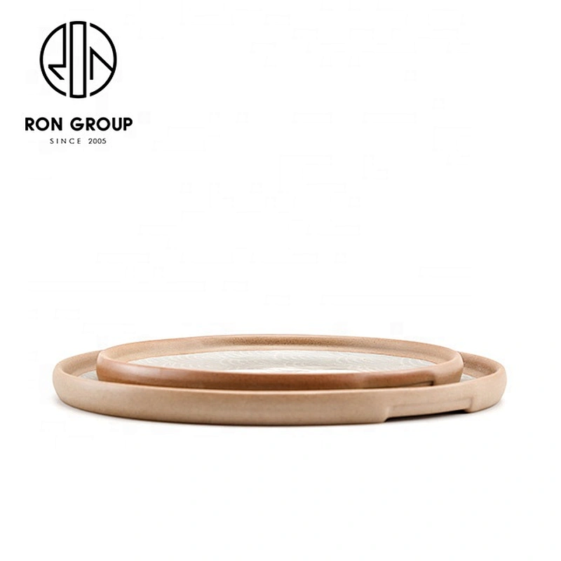 Personalized Customized Large Capacity 8/10 Inch Flat Round Plate