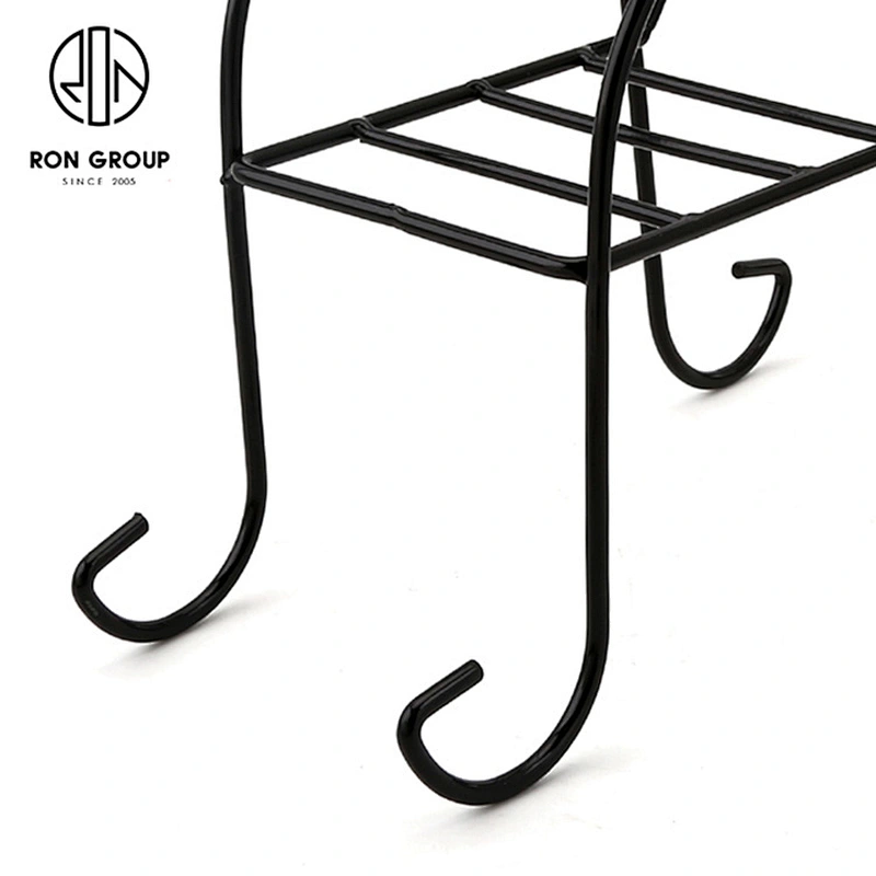 Restaurant Kitchen Art Roast Chicken Iron Art Chair Rack Shelf