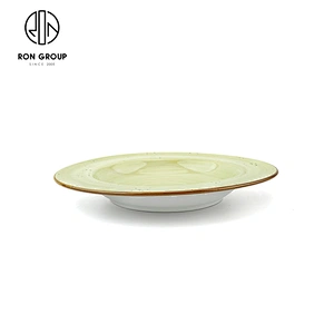 Dinnerware Fruit Service Plate 12 Inch Round Food Plate For Restaurant