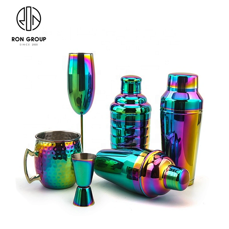 High Quality Color Cocktail Shaker Set Bar Cup