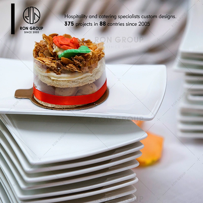 Classics Porcelain White Dinner Plate for Restaurant Hotel