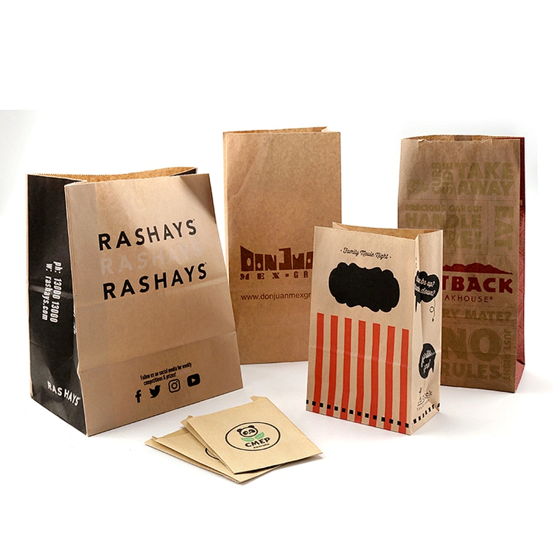 Eco Friendly Shopping Packaging Portable Kraft Custom Paper Bag