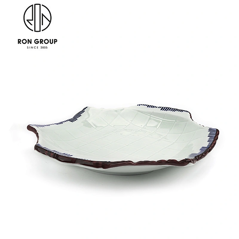 Wholesale 9 Inch Restaurant Ceramic Snack Plate