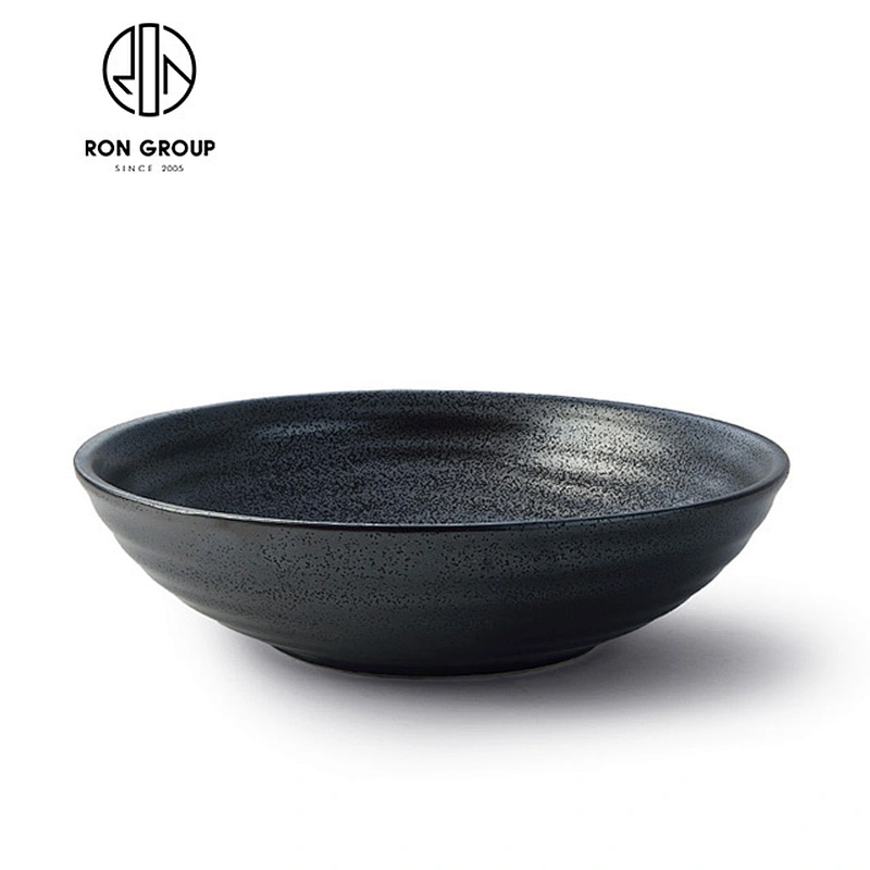 Hot Sale Japanese Restaurant Ceramic Matt Black Bowl