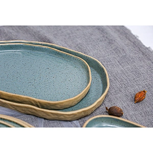 Stylish Restaurant Universal Irregular Shape Round Soup Plate