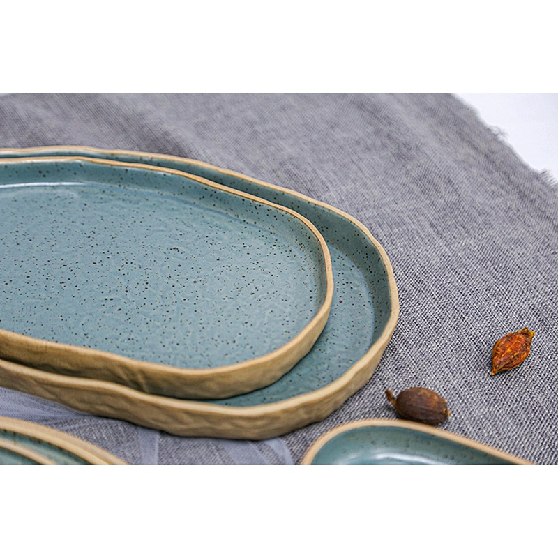 Stylish Restaurant Universal Irregular Shape Round Soup Plate