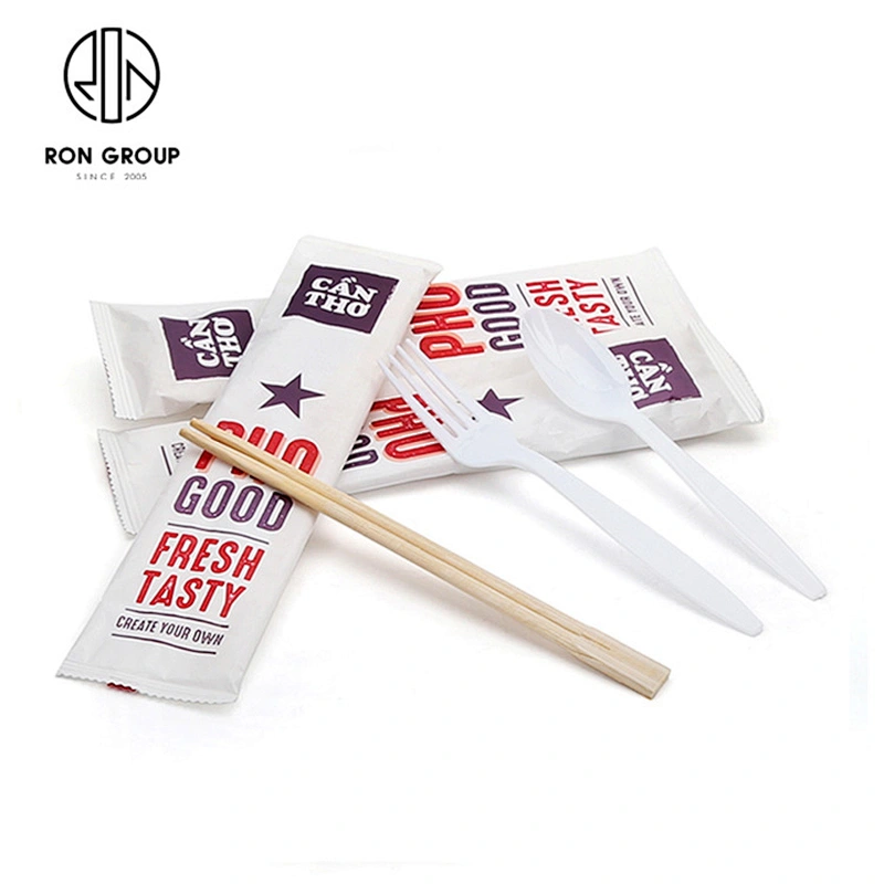 Wholesale Restaurant Take Away Disposable Plastic Fork Spoon Chopsticks