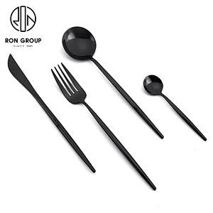 Wedding Restaurant Stainless Steel Cutlery Set Spoon Knife And Fork Tableware