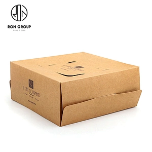 Wholesale Custom Logo Restaurant Food Containers Coffee Shop Cookie Cake Containers