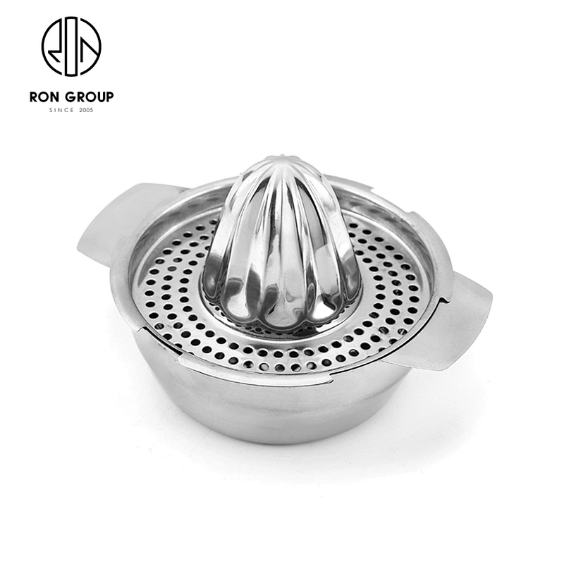 Kitchen Tools Stainless Steel Manual Fruits Squeezer Juicer Bowl