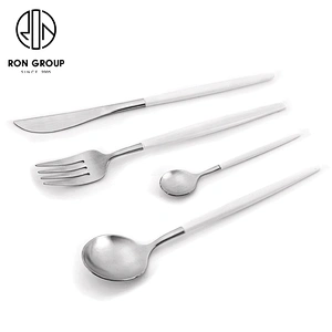 Wholesale Wedding Restaurant Luxury Stainless Steel Flatware Cutlery Set