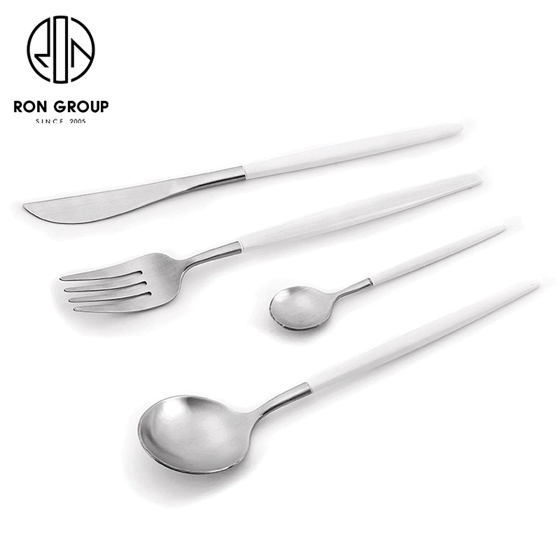Wholesale Wedding Restaurant Luxury Stainless Steel Flatware Cutlery Set