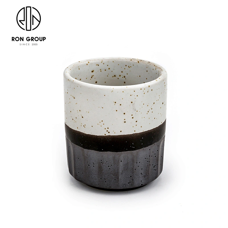 Hot Sale Good Quality Restaurant Black And White Coffee Porcelain Cups