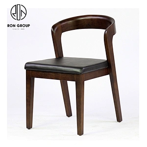 Wholesale Comfortable White Ash Wooden Dining Chairs Modern For Restaurant