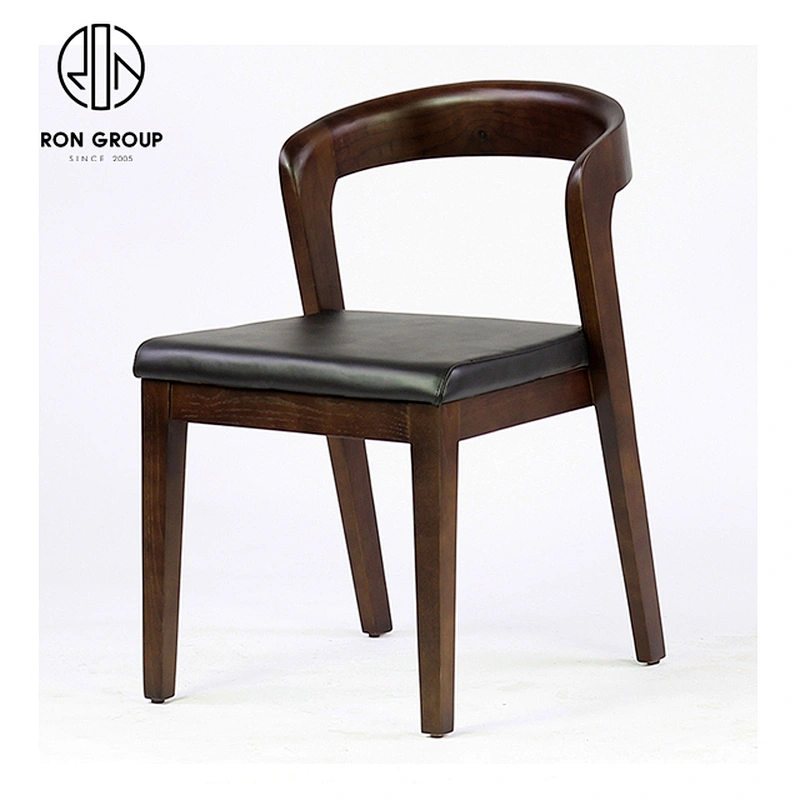 Wholesale Comfortable White Ash Wooden Dining Chairs Modern For Restaurant