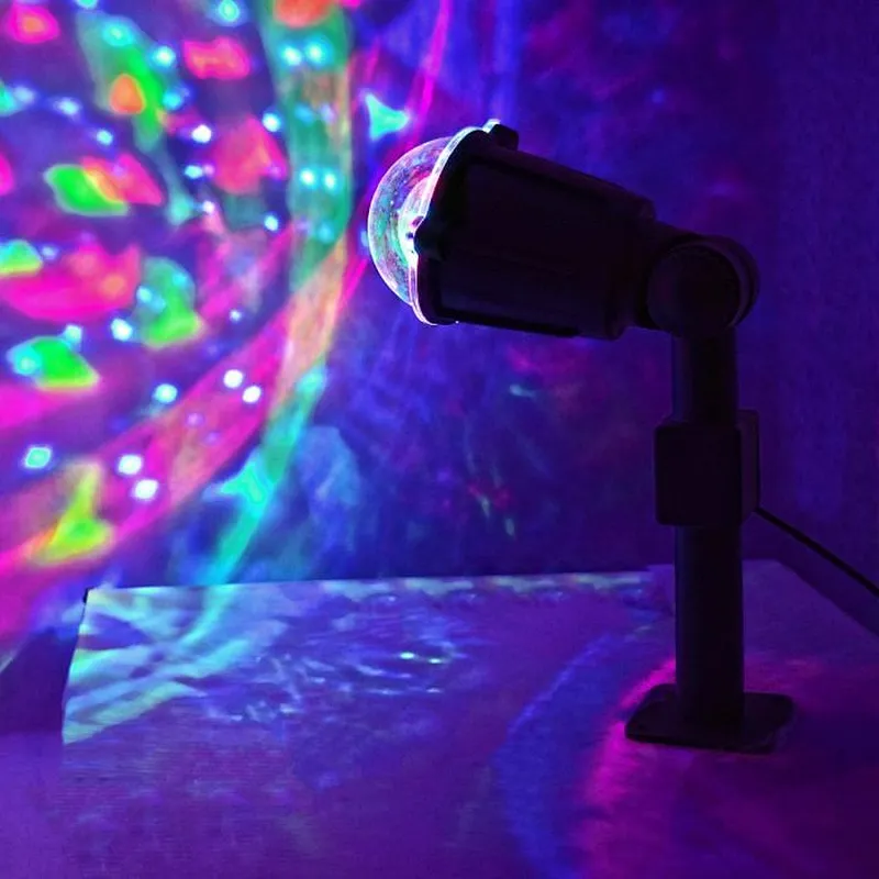 Hot sell  Light Show RGB Christmas Light Projection  Colorful Swirling Lights