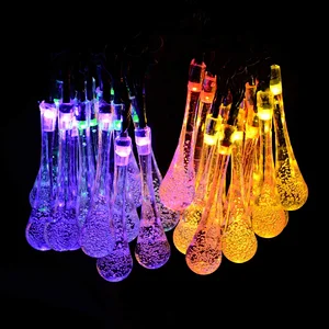 2019 New Style Plastic Teardrop Shape LED Decoration Light Chain
