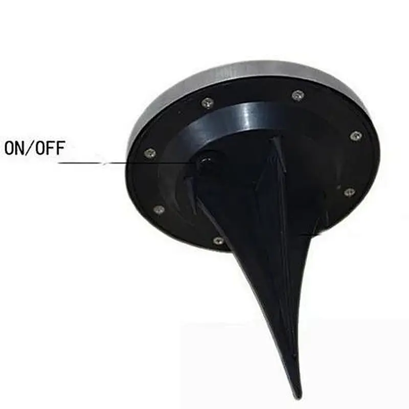 Solar Powered Ground Lights, 3 LED Solar Path Lights Outdoor Waterproof Garden Lighting