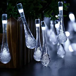 2019 New Style Plastic Teardrop Shape LED Decoration Light Chain