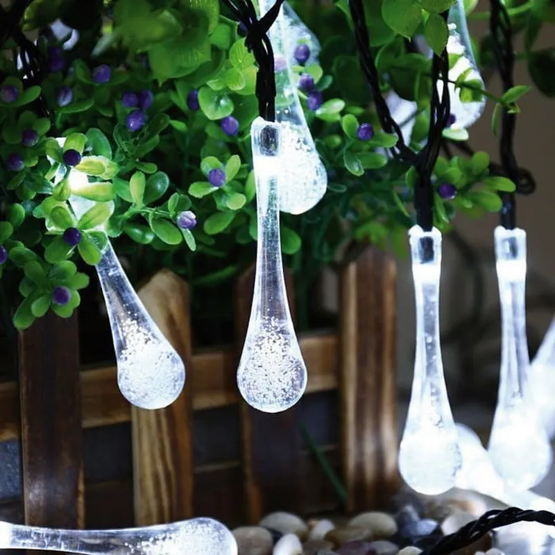 2019 New Style Plastic Teardrop Shape LED Decoration Light Chain