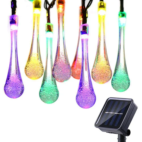 2019 New Style Plastic Teardrop Shape LED Decoration Light Chain