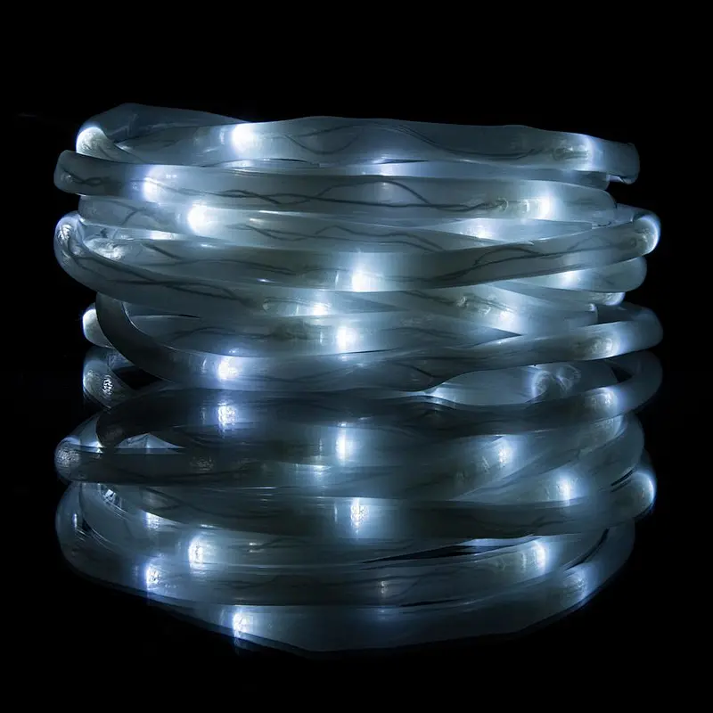 New product outdoor 5m solar rope light assorted colors for holiday