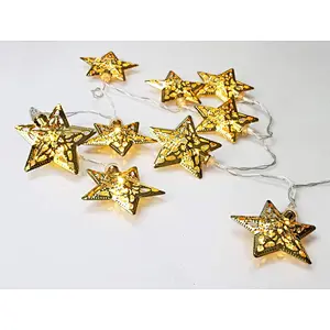Hot Sale 10 LED Star decoration Christmas lights for coffee shop supermarket