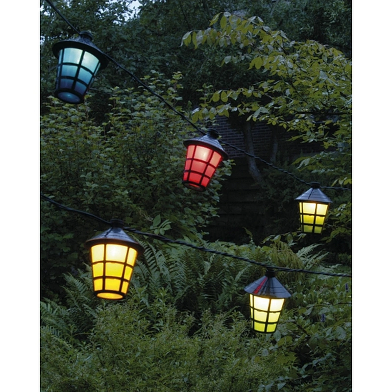 Party festival  Solar powered 10 LED lantern string lights