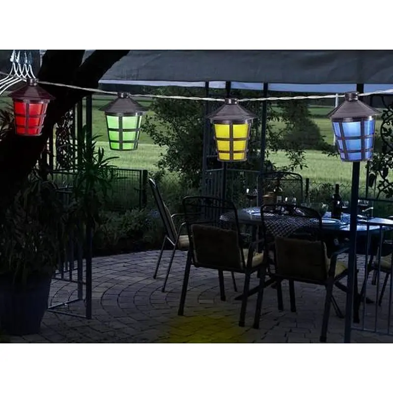 Party festival  Solar powered 10 LED lantern string lights