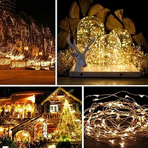 Beautiful warm romantic home decorate 100PK solar micro LED string light