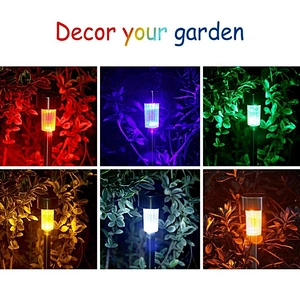 HOT mini Solar stainless steel  light     outdoor solar garden lights