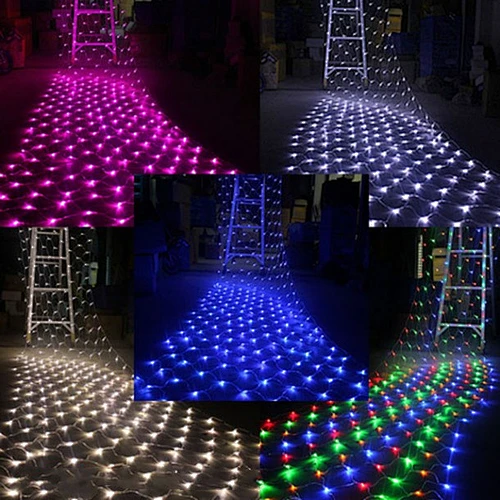 Holiday lighting 105 LED Solar Powered  net lights
